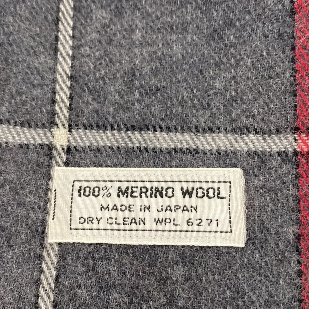 Christian Dior merino wool window pane pattern‎
